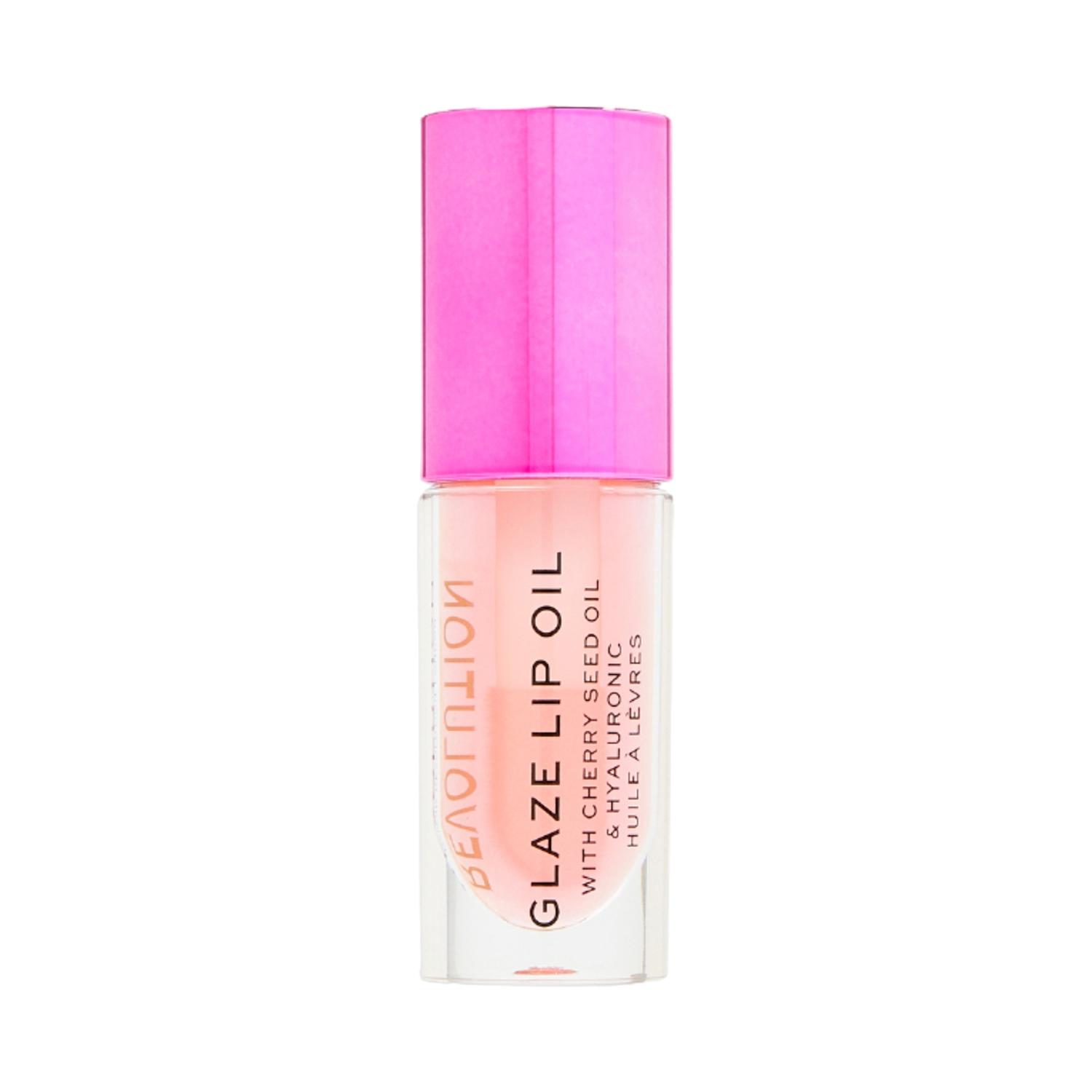 makeup revolution glaze lip oil - glam pink (4.6ml)