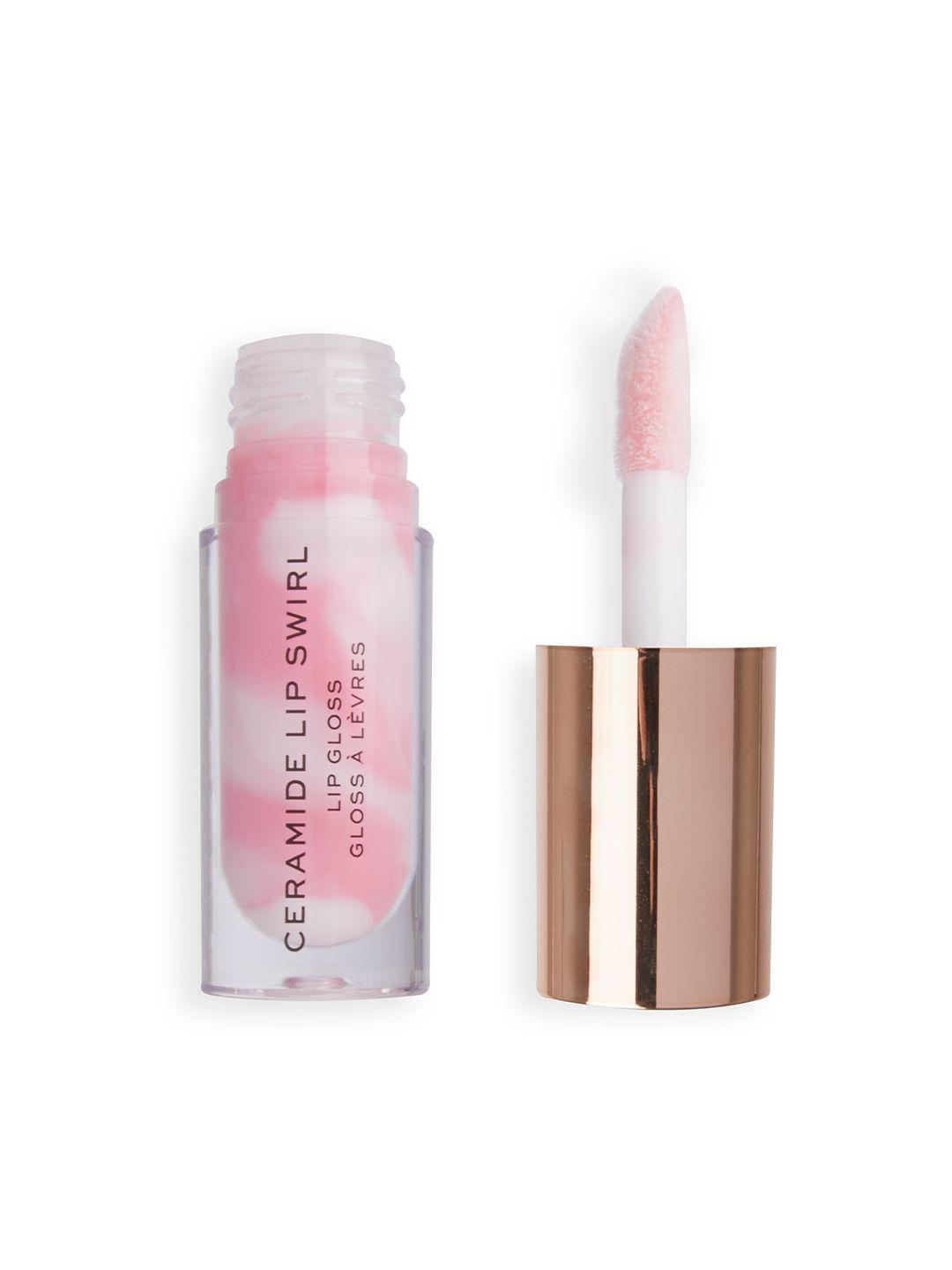 makeup revolution london ceramide lip swirl hydrating lip gloss 4.5ml- pure gloss clear