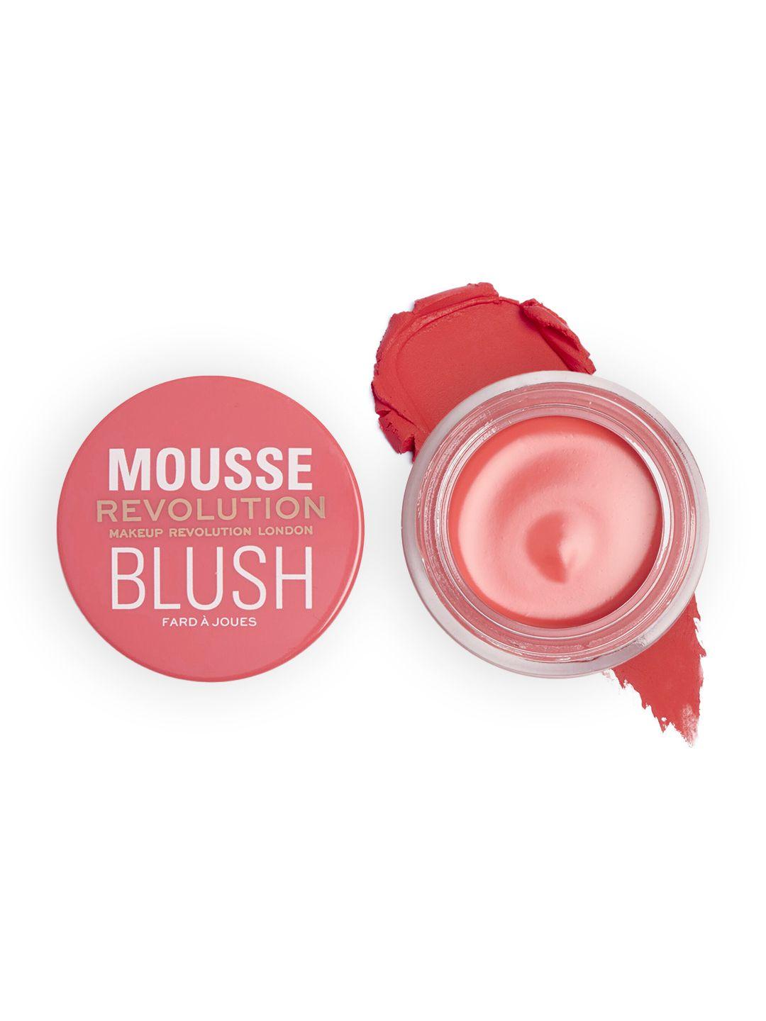 makeup revolution london creamy mousse blusher - grapefruit