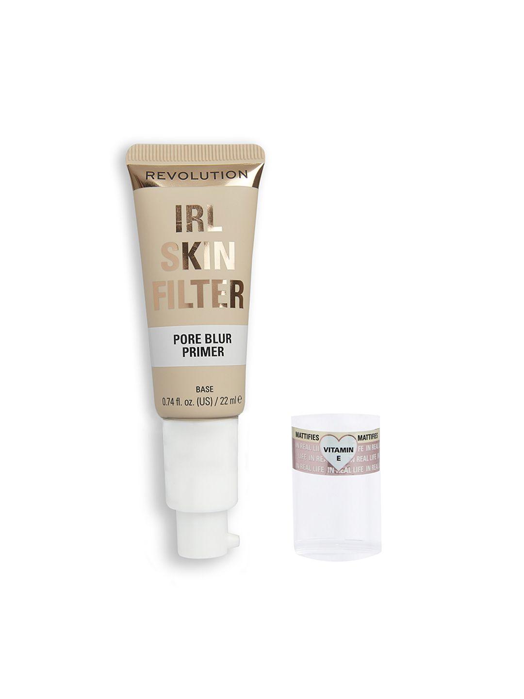 makeup revolution london irl skin filter pore blur primer with vitamin e 22 ml - base
