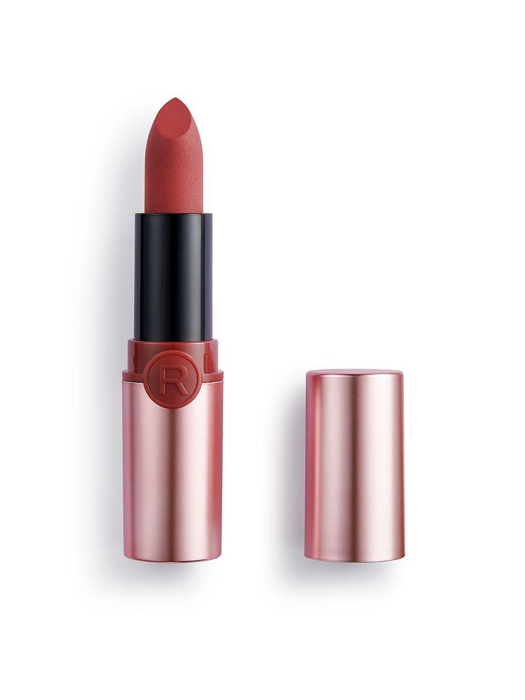 makeup revolution london powder matte lipstick - bon bon