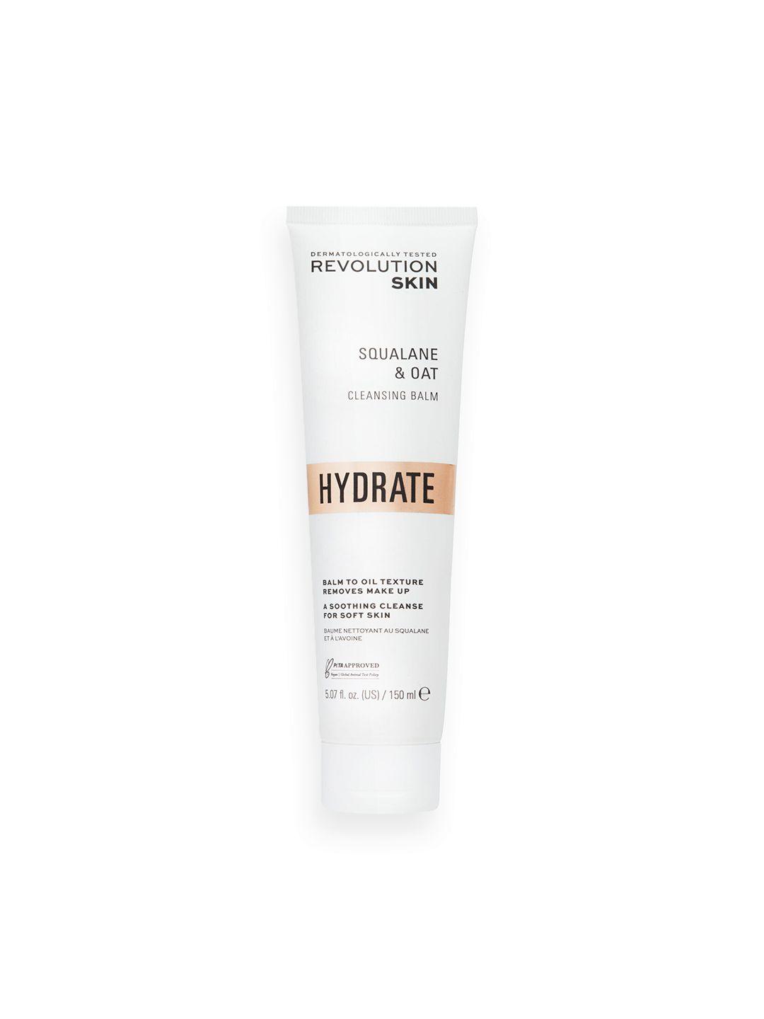 makeup revolution london skincare hydrate squalane & oat cleansing balm - 150ml