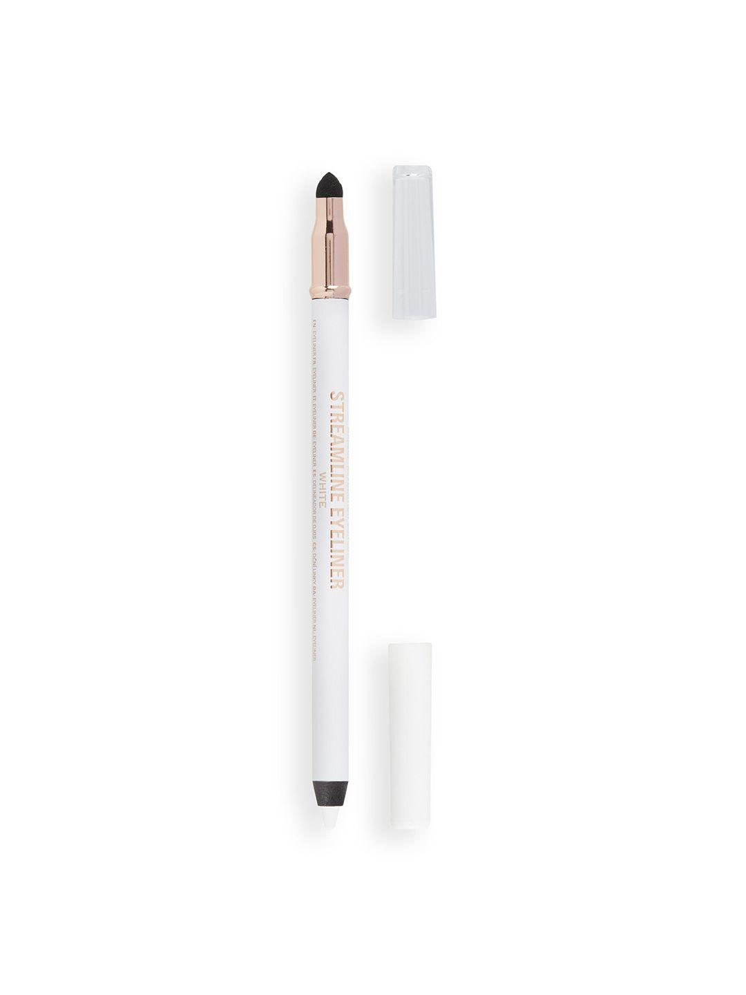 makeup revolution london streamline waterline smudge-proof eyeliner pencil - white