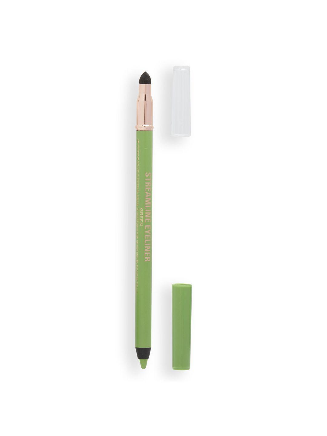 makeup revolution london streamline waterline smudge-proof eyeliner pencil 1.3 g - green
