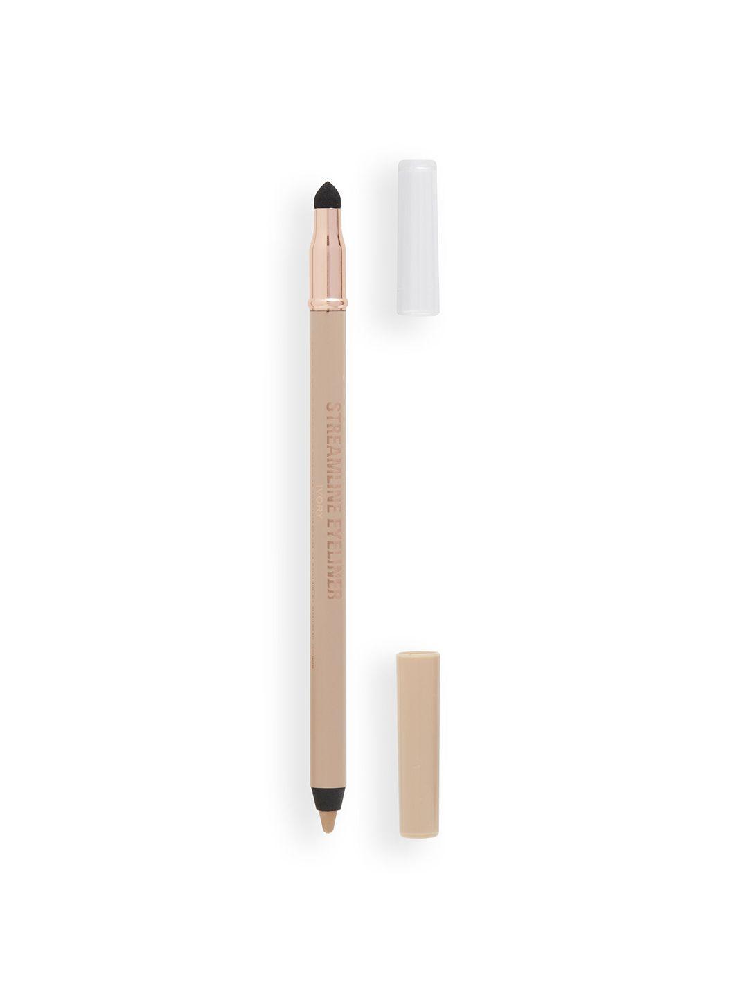 makeup revolution london streamline waterline smudge-proof eyeliner pencil 1.3 g - ivory