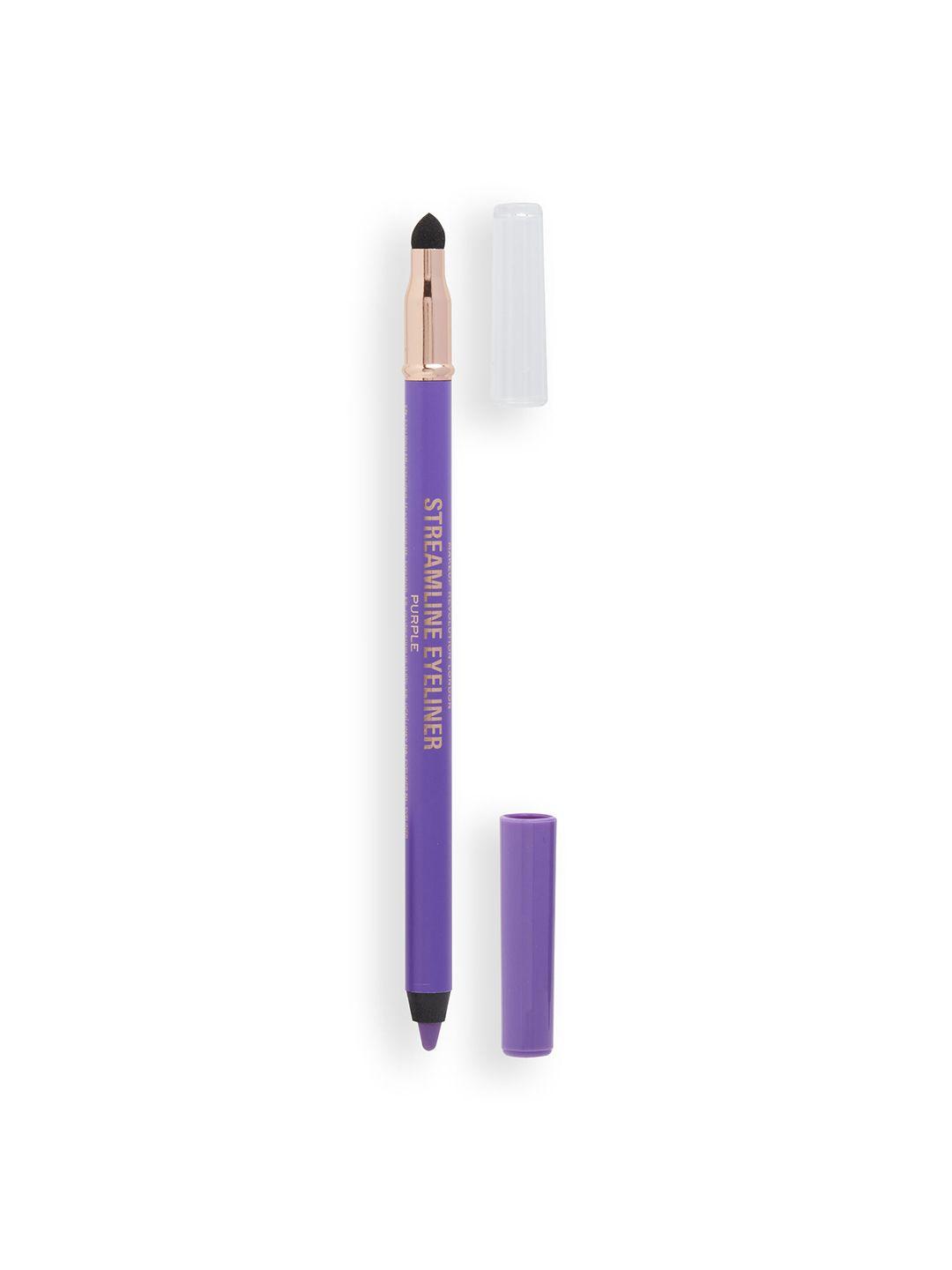 makeup revolution london streamline waterline smudge-proof eyeliner pencil 1.3 g - purple