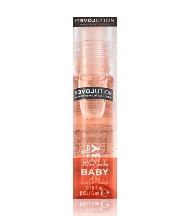 makeup revolution relove roll baby lip oil papaya - 5 ml