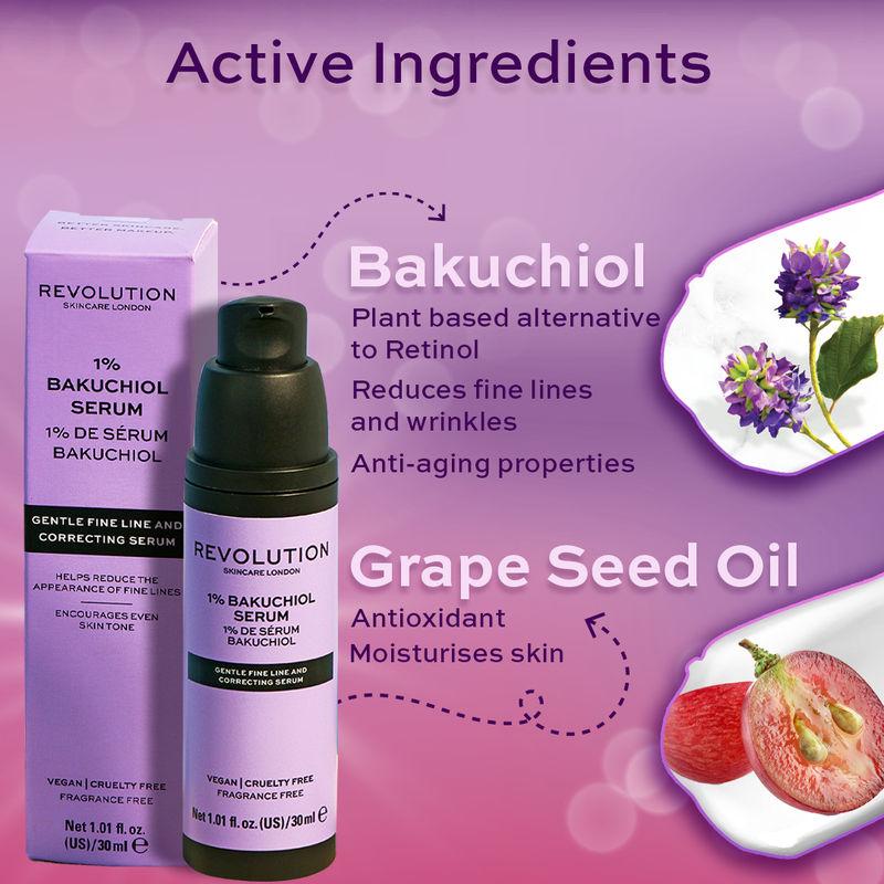 makeup revolution skin 1% bakuchiol serum