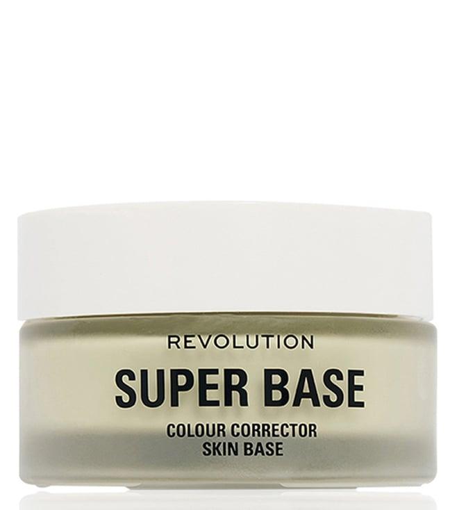 makeup revolution super base colour correcting primer green - 25 ml