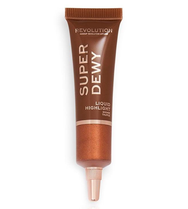 makeup revolution super dewy liquid highlighter bronze truffle - 5 ml