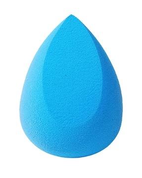 makeup blender sponge - cut drop blue