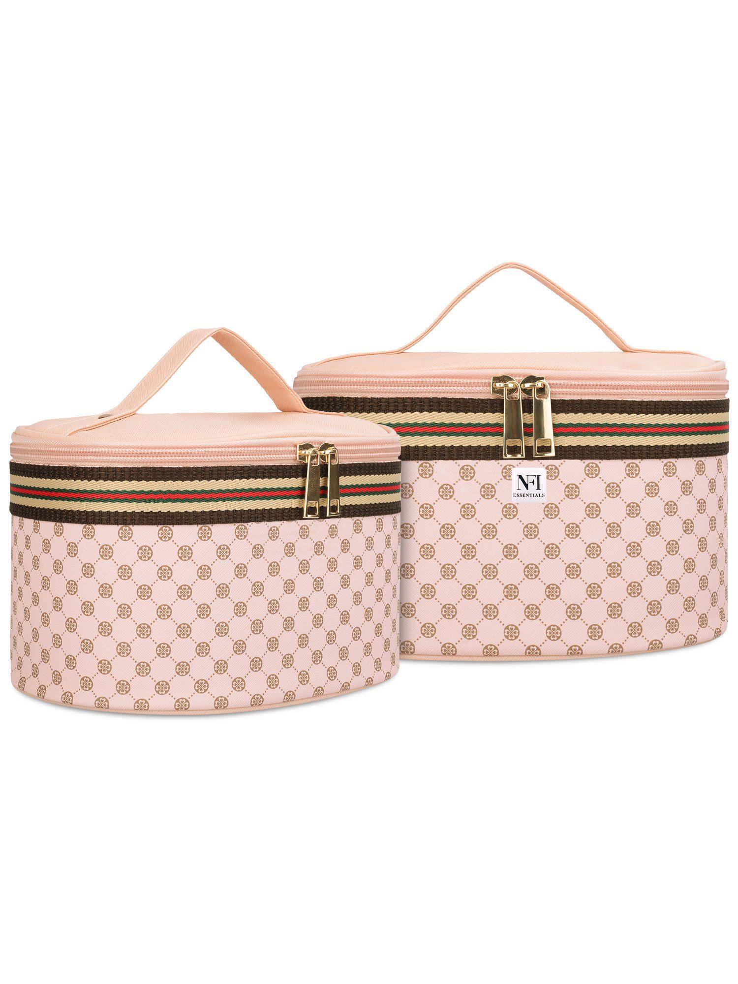 makeup box cosmetic box jewellery box trousseau box vanity box, set of 2