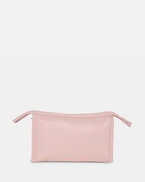 makeup pouch with zip-closure