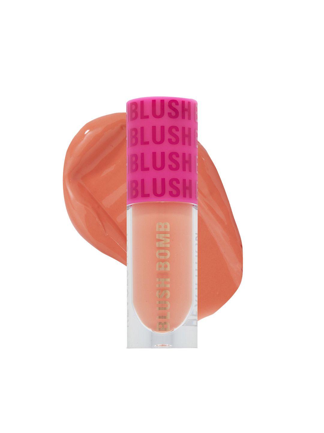 makeup revolution london blush bomb vegan cream blusher 4.6 ml - peach filter