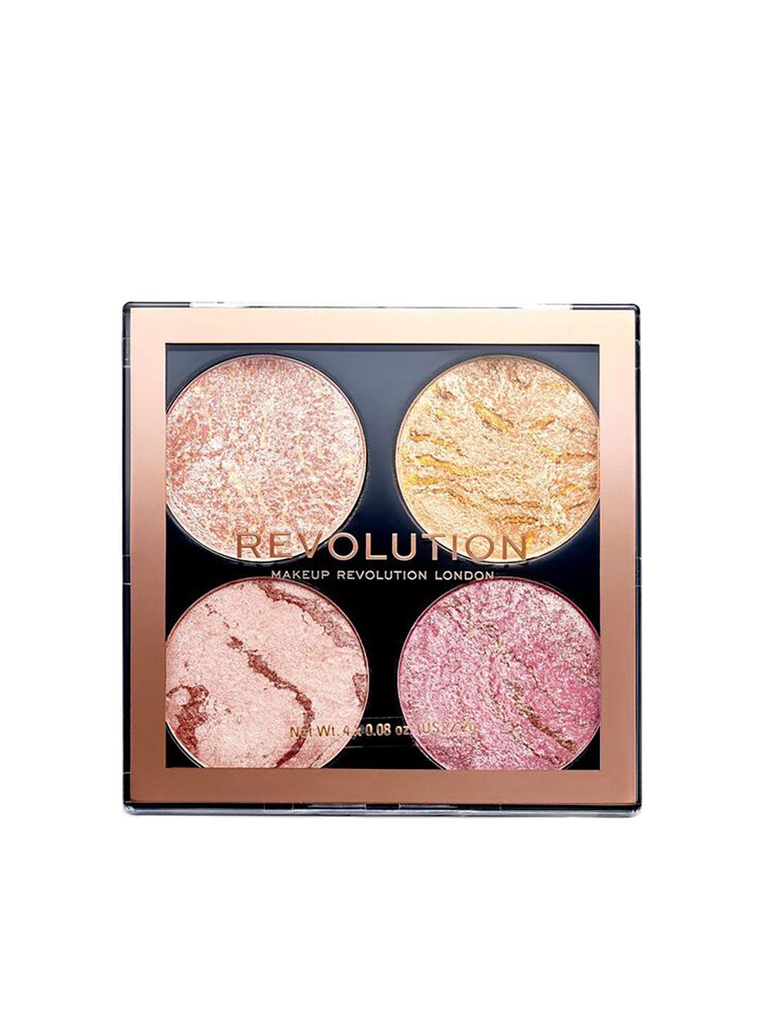 makeup revolution london cheek highlighter kit - fresh perspective