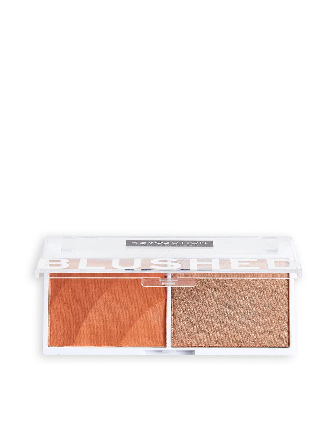 makeup revolution london colour play duo blush & highlighter - queen