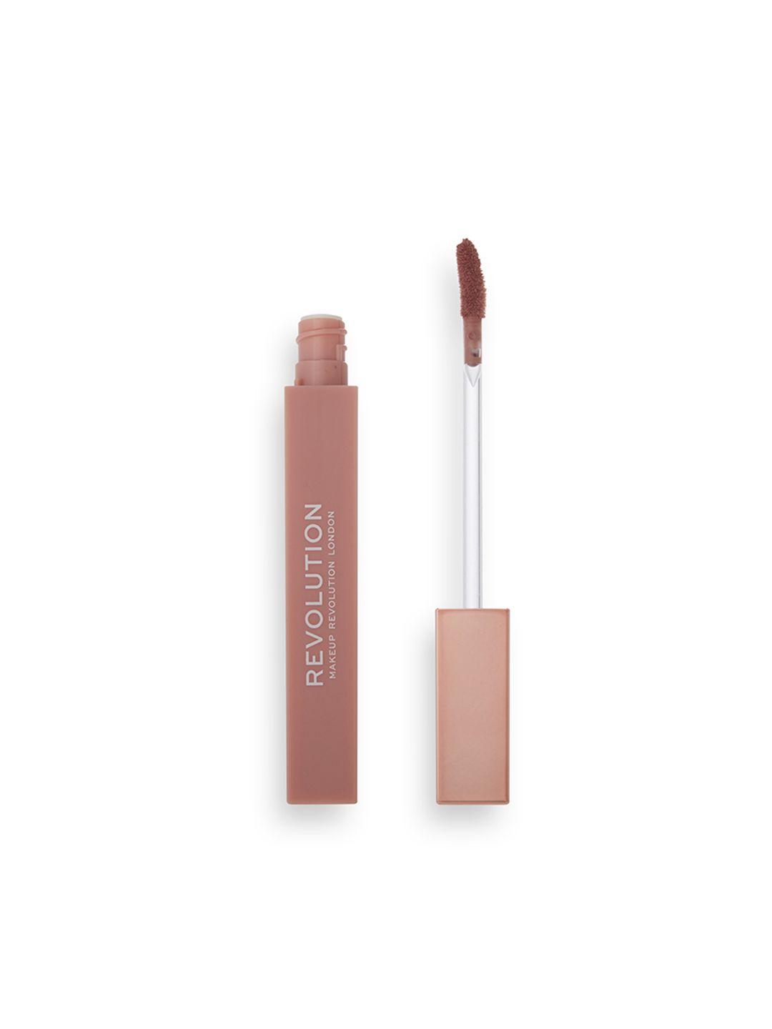 makeup revolution london irl whipped longwear lip creme 1.8ml - chai nude