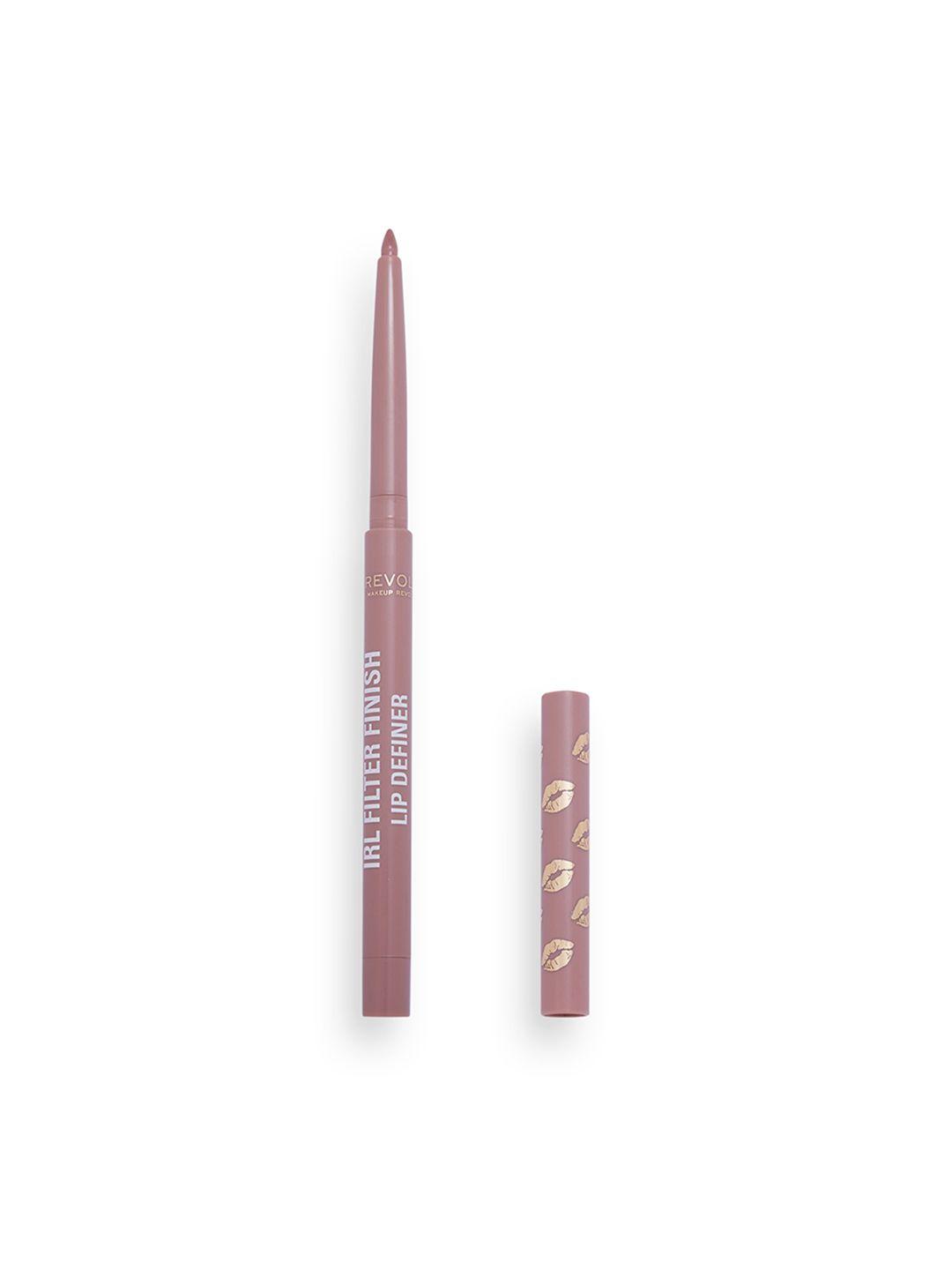 makeup revolution london longwear irl filter finish lip definer 0.18 g - chai nude