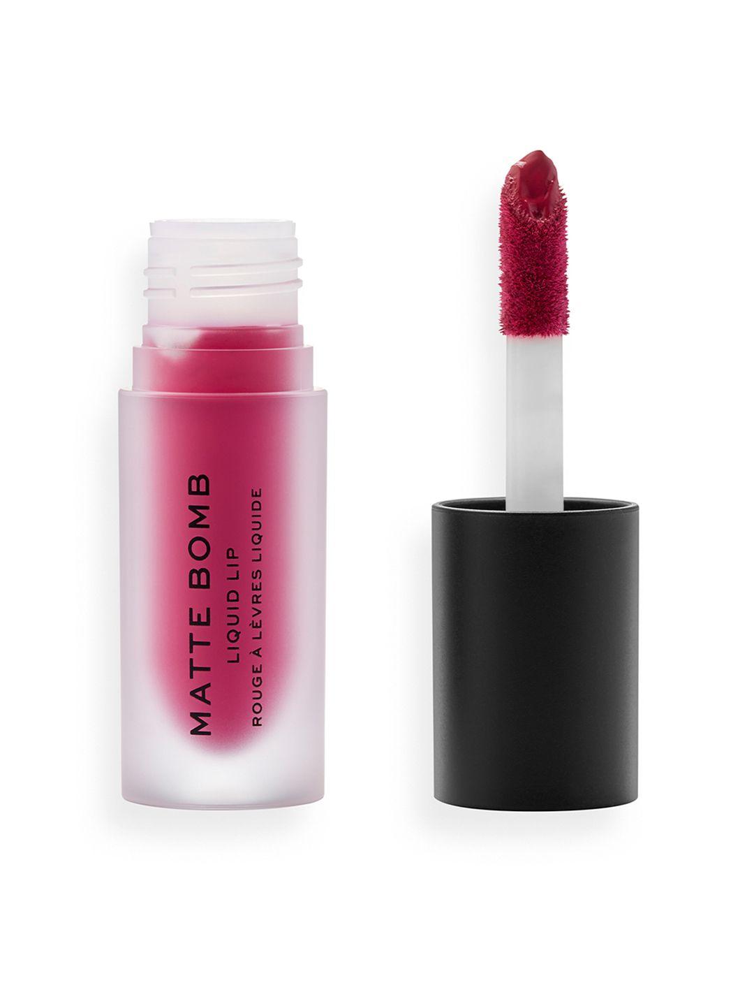 makeup revolution london matte bomb liquid lipstick - burgundy star