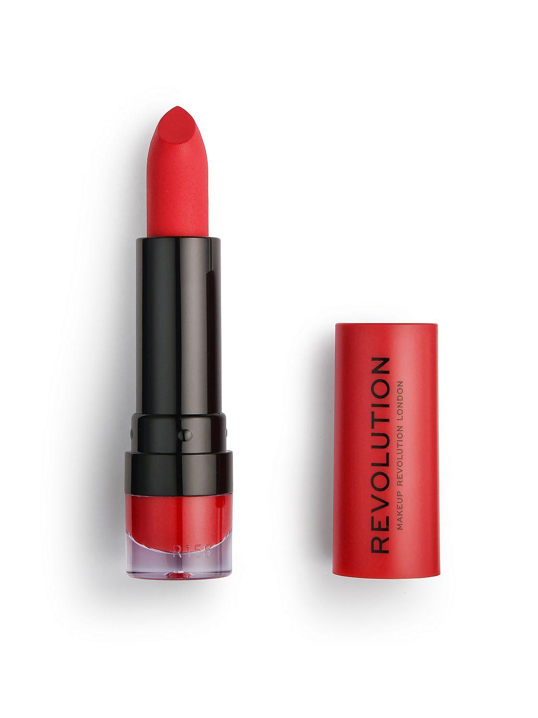 makeup revolution london matte lipstick - cherry 132 3.5 ml