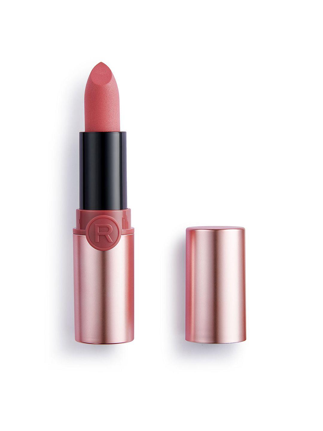 makeup revolution london powder matte lipstick - rosy