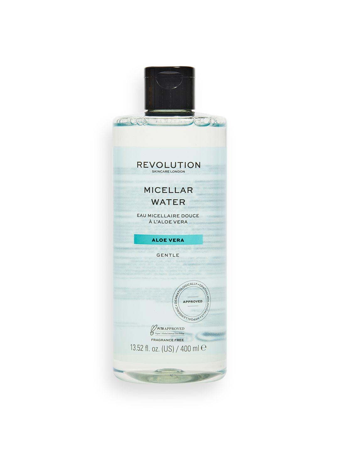 makeup revolution london skincare aloe vera gentle vegan micellar water - 400 ml