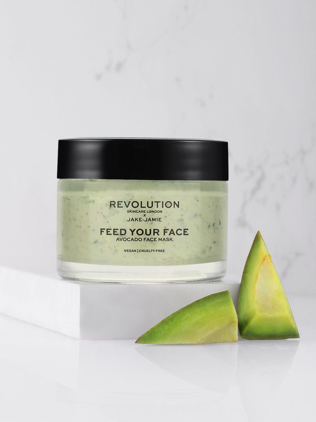 makeup revolution london skincare x jake jamie avocado face mask 50 ml