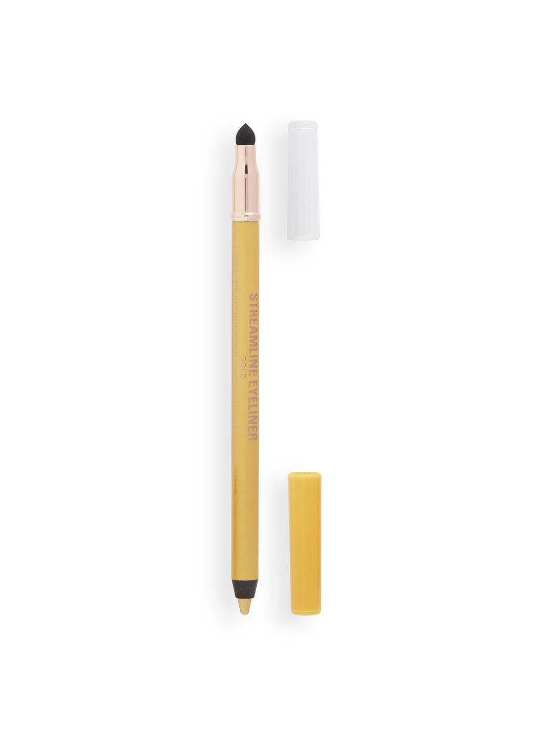 makeup revolution london streamline waterline smudge-proof eyeliner pencil - gold