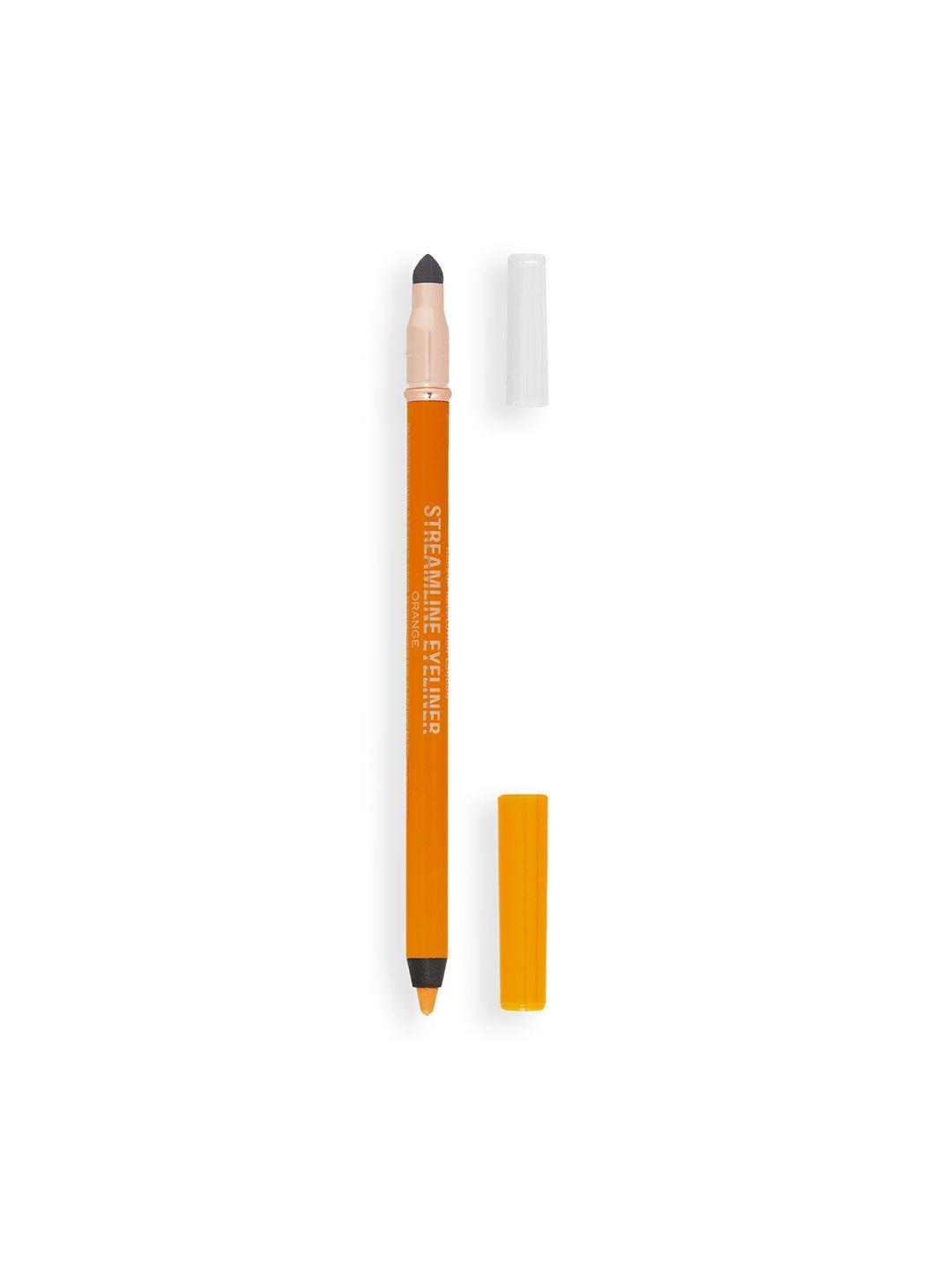 makeup revolution london streamline waterline smudge-proof eyeliner pencil - orange