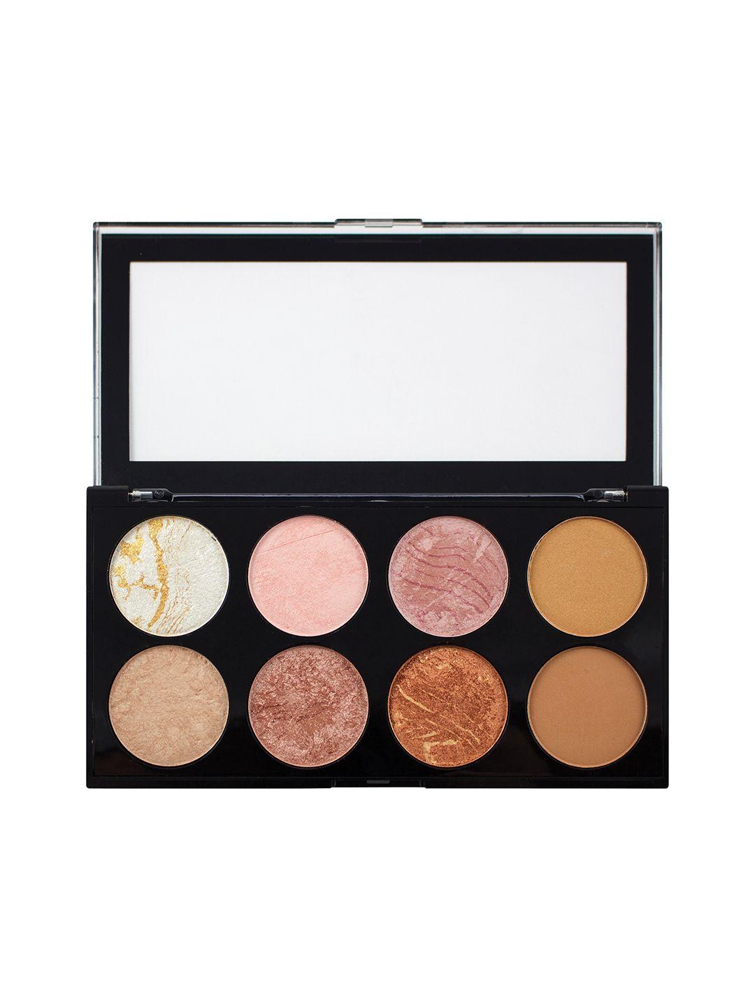 makeup revolution london ultra blush & contour palette - golden sugar 12.8 g