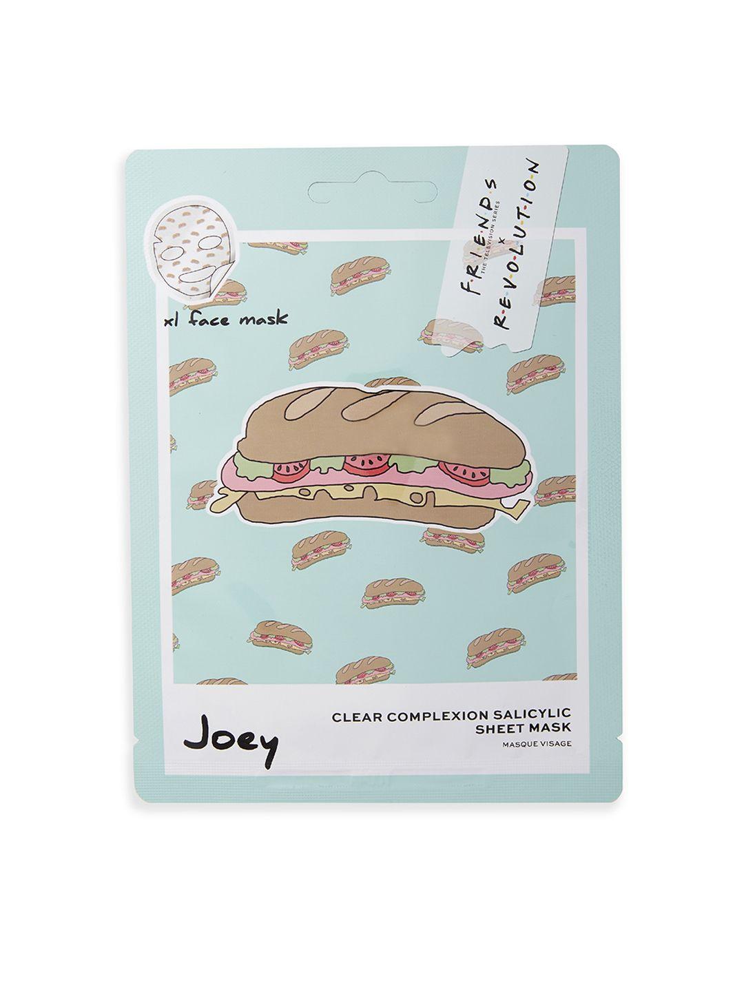 makeup revolution london x friends joey clear complexion salicylic sheet mask