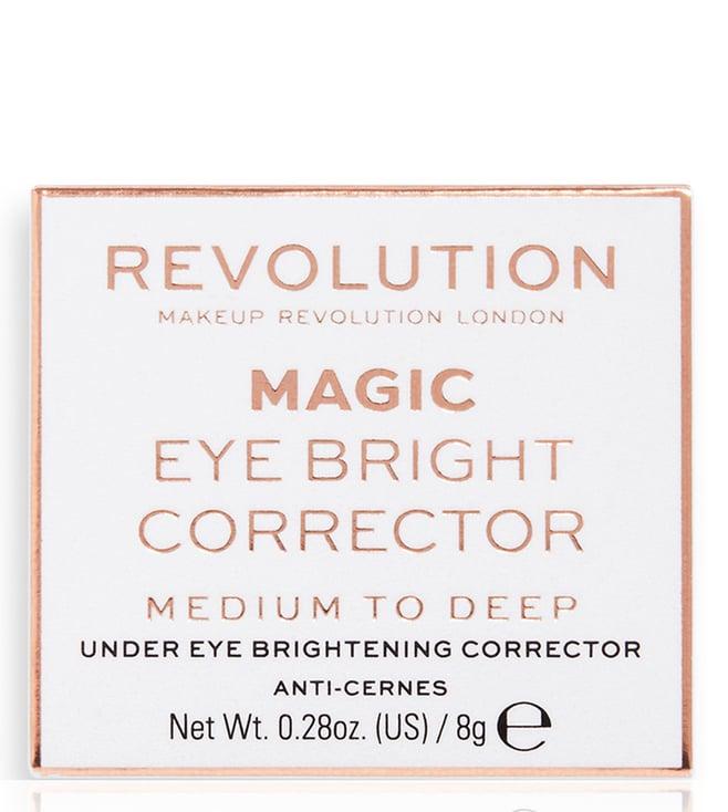 makeup revolution magic eye bright corrector medium to deep - 8 gm