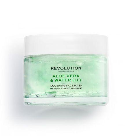 makeup revolution revolution skin aloe vera & water lily soothing face mask
