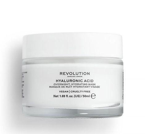makeup revolution skincare hyaluronic acid overnight hydrating face mask (50 ml)
