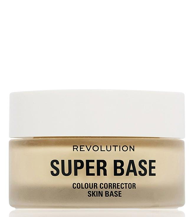 makeup revolution super base colour correcting primer yellow - 25 ml