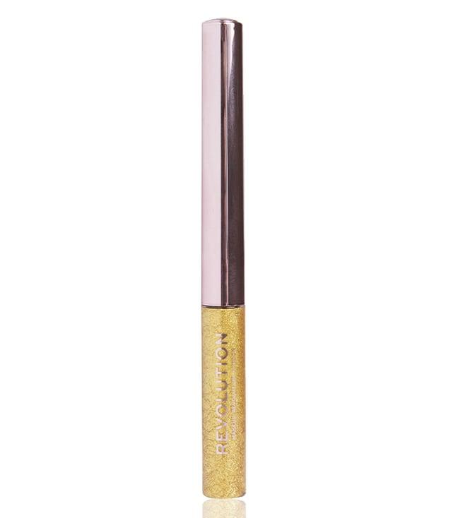 makeup revolution ultimate lights chromatic eyeliner gold gleam - 2.4 ml