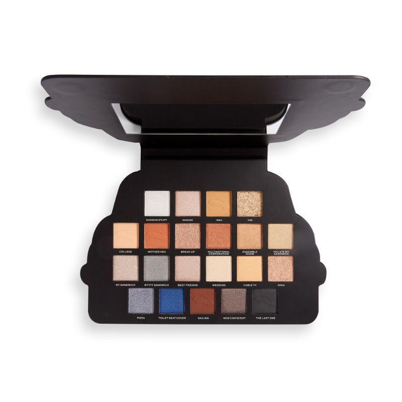 makeup revolution x friends take a drive eyeshadow palette