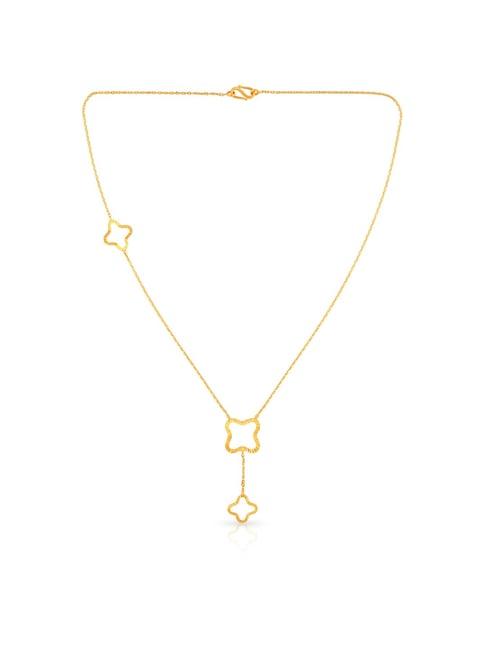 malabar gold & diamonds bis hallmark (916) 22k yellow gold necklace for women, choker necklace
