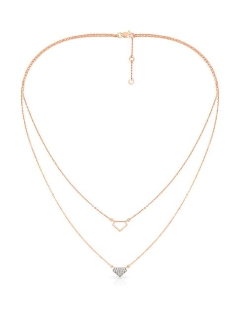 malabar gold and diamonds 18k gold necklace for women