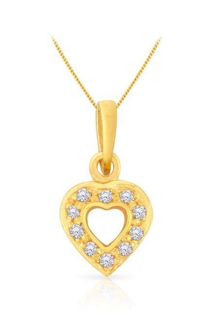 malabar gold and diamonds 22k gold pendant