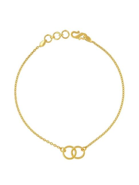 malabar gold and diamonds 22k yellow gold bracelet for women