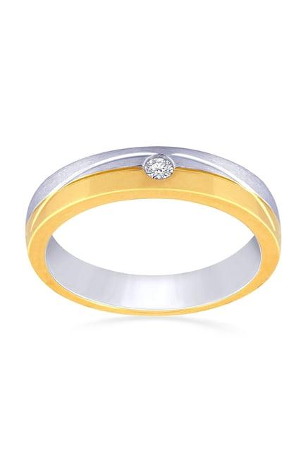 malabar gold and diamonds 18k gold & 0.03 ct diamond ring