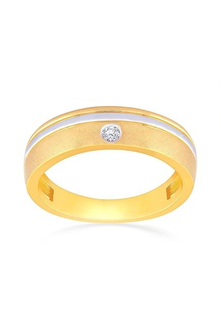 malabar gold and diamonds 18k gold & 0.03 ct diamond ring