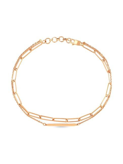 malabar gold and diamonds 18k gold bracelet for women