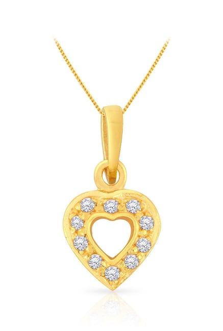 malabar gold and diamonds 22k gold pendant