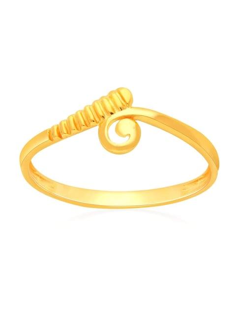 malabar gold and diamonds 22k gold ring for women