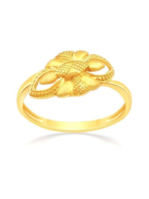 malabar gold and diamonds 22k gold ring for women