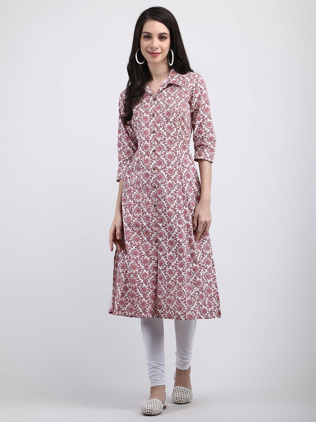 malandro ethnic motifs printed cotton a-line kurta