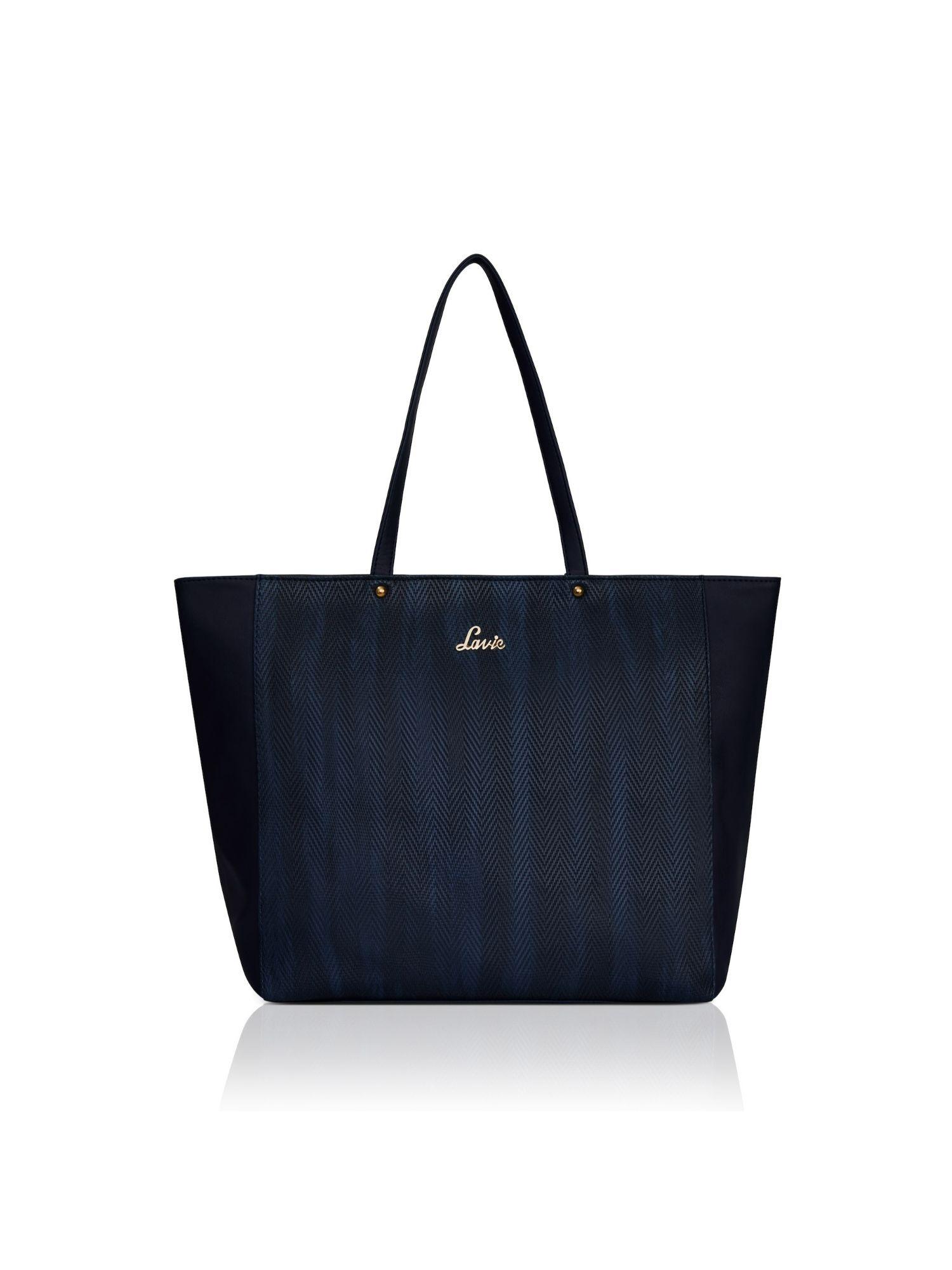 malgana women's large tote handbag (navy)