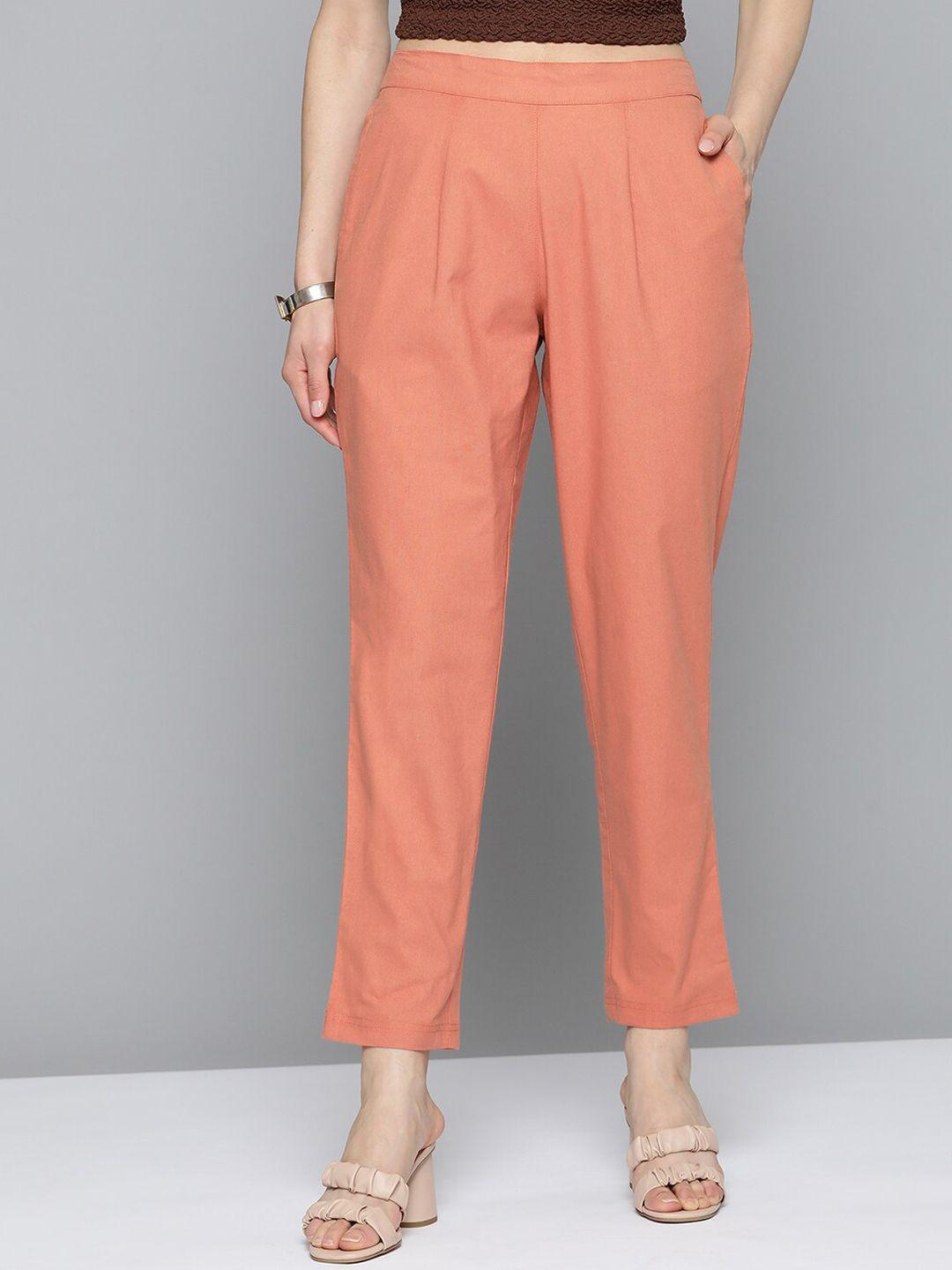 malhaar women cotton casual trousers